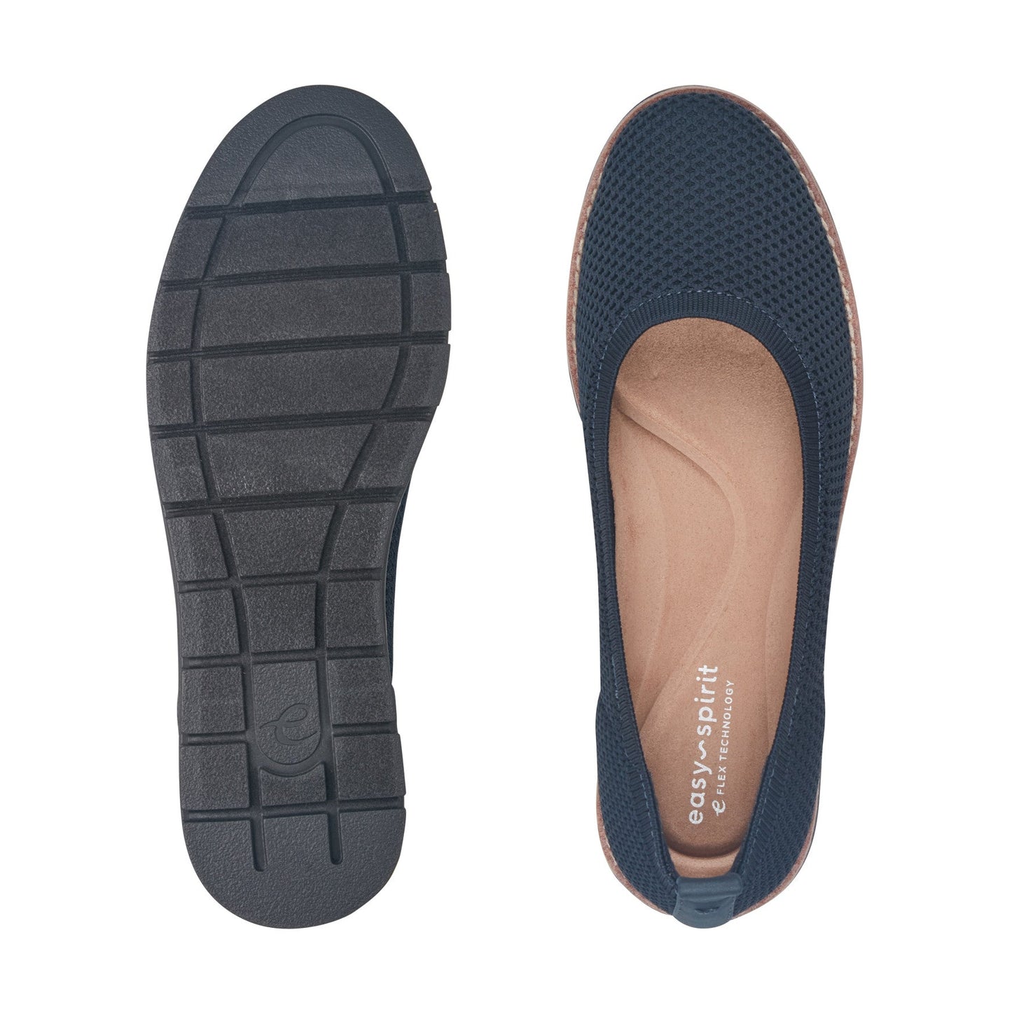Easy Spirit Kellina Casual Slip On Flats - Navy