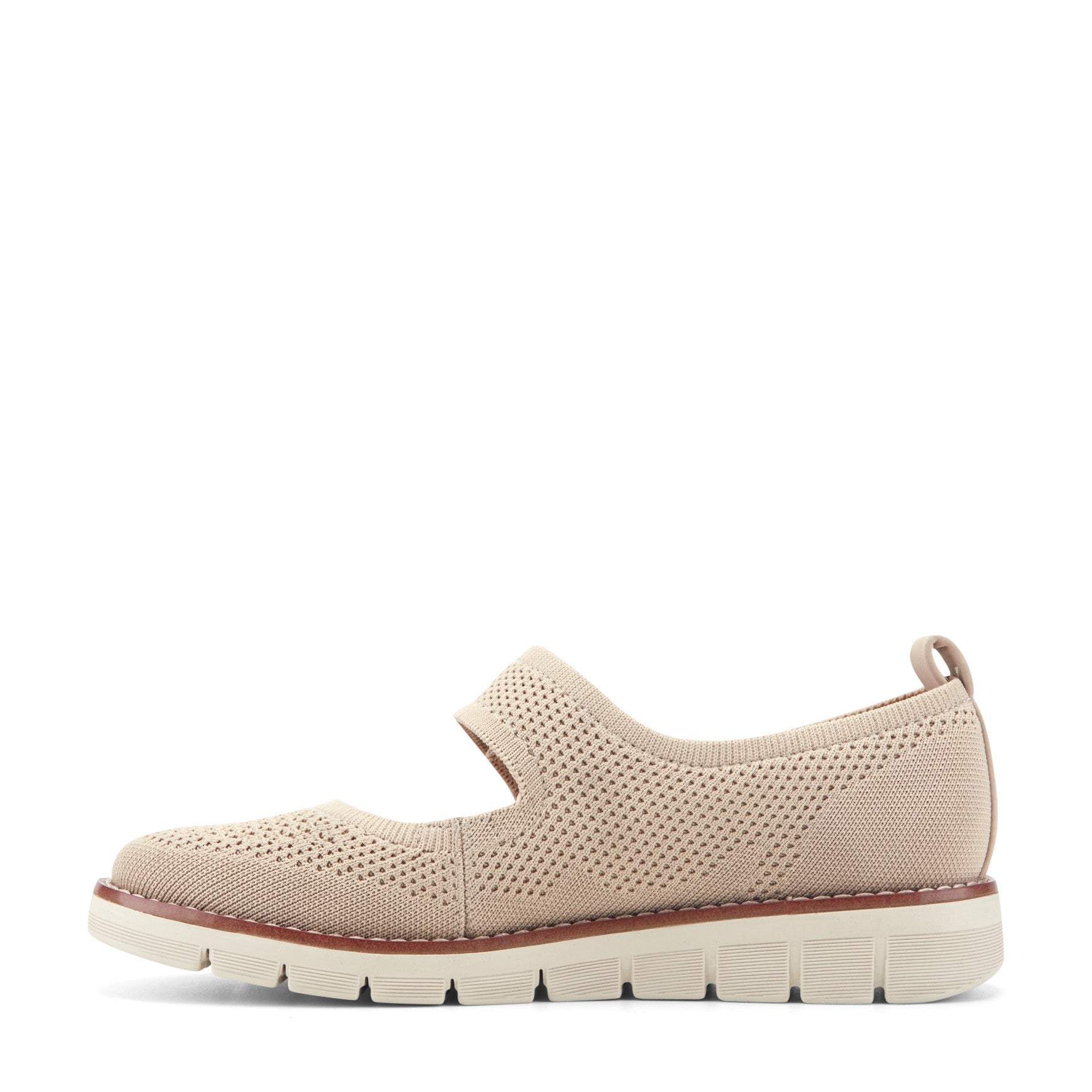 Easy Spirit Venna Casual Mary Jane Flats - Natural