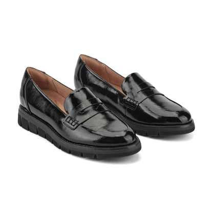 Easy Spirit Velia Casual Slip On Loafers - Black Patent