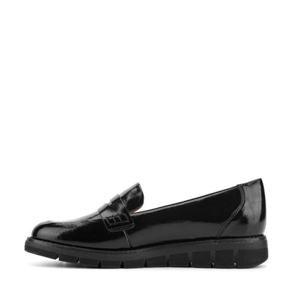 Easy Spirit Velia Casual Slip On Loafers - Black Patent