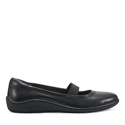 Easy Spirit Golden Mary Jane Casual Ballet Flats - Black Leather