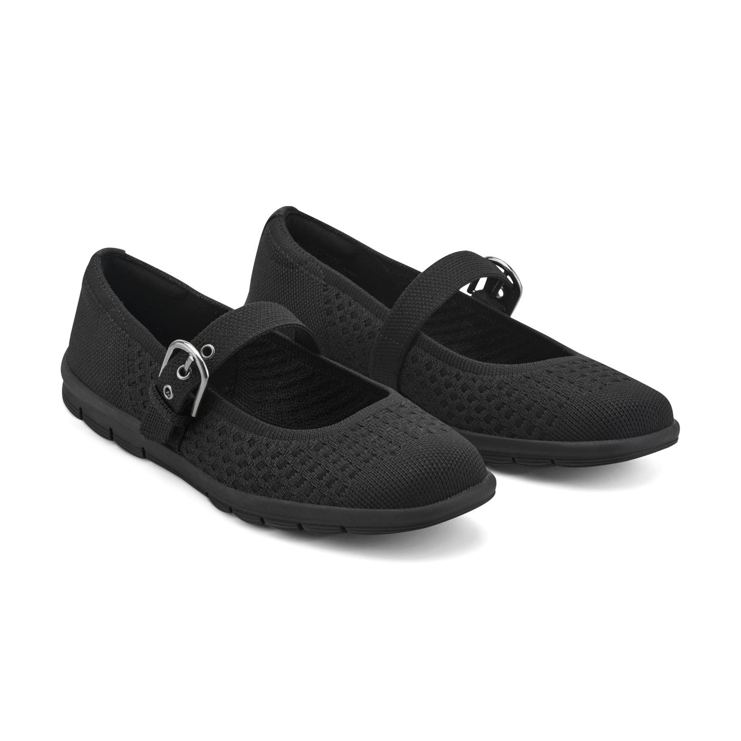 Easy Spirit Roana Mary Jane Ballet Flats - Black