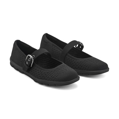 Easy Spirit Roana Mary Jane Ballet Flats - Black