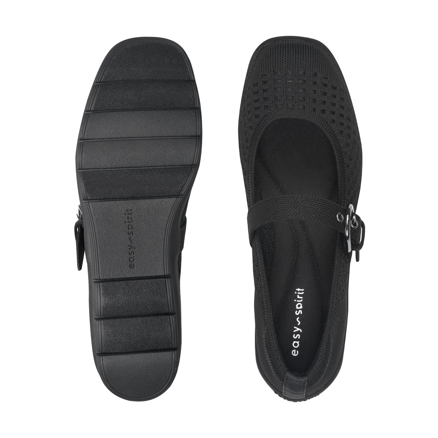 Easy Spirit Roana Mary Jane Ballet Flats - Black