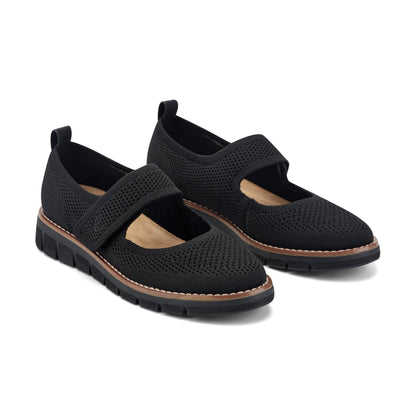 Easy Spirit Venna Casual Mary Jane Flats - Black