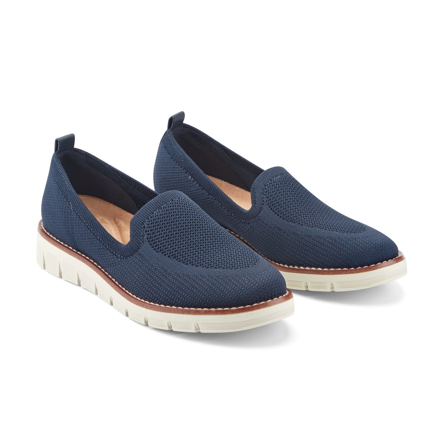 Easy Spirit Valina Casual Slip On Flats - Navy