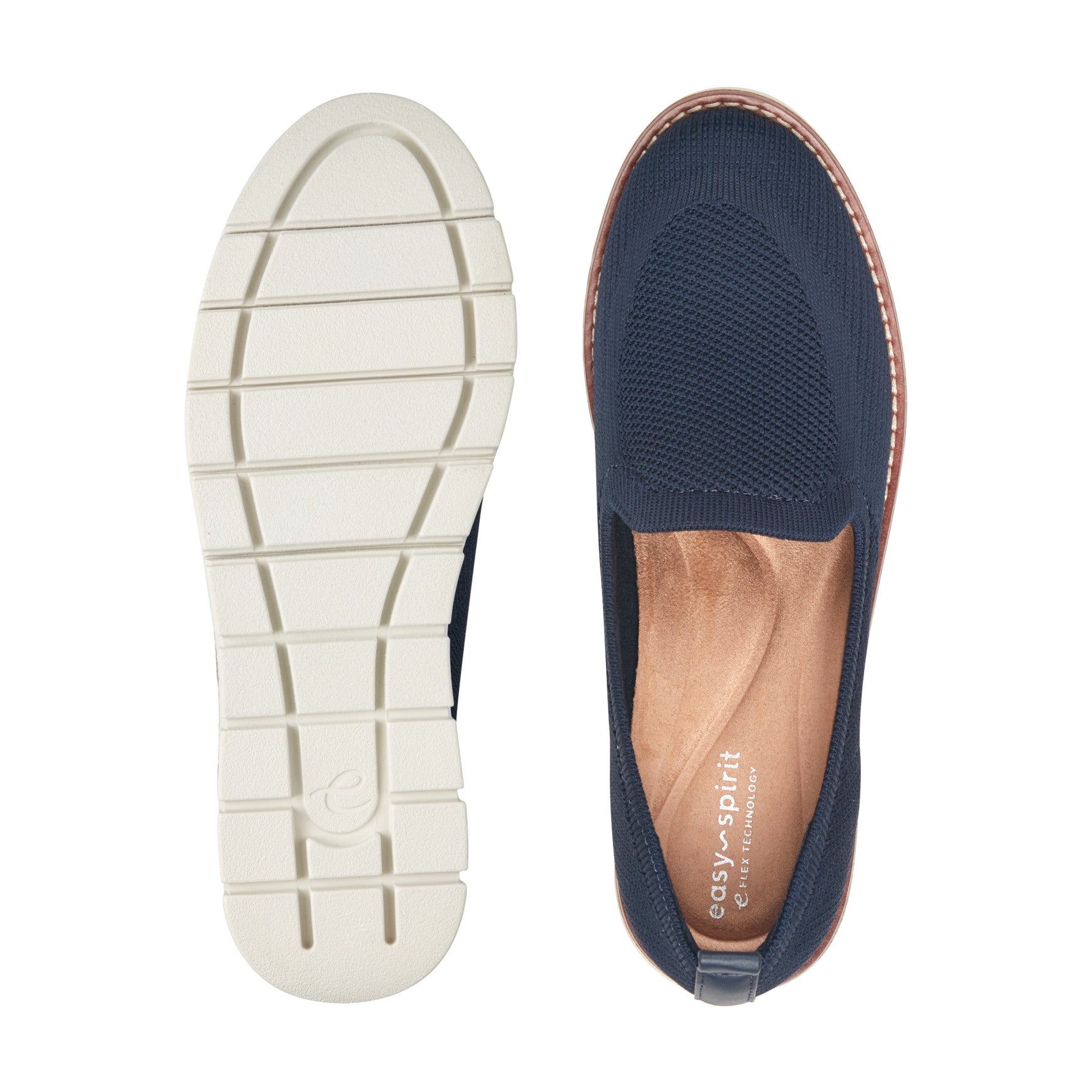 Easy Spirit Valina Casual Slip On Flats - Navy