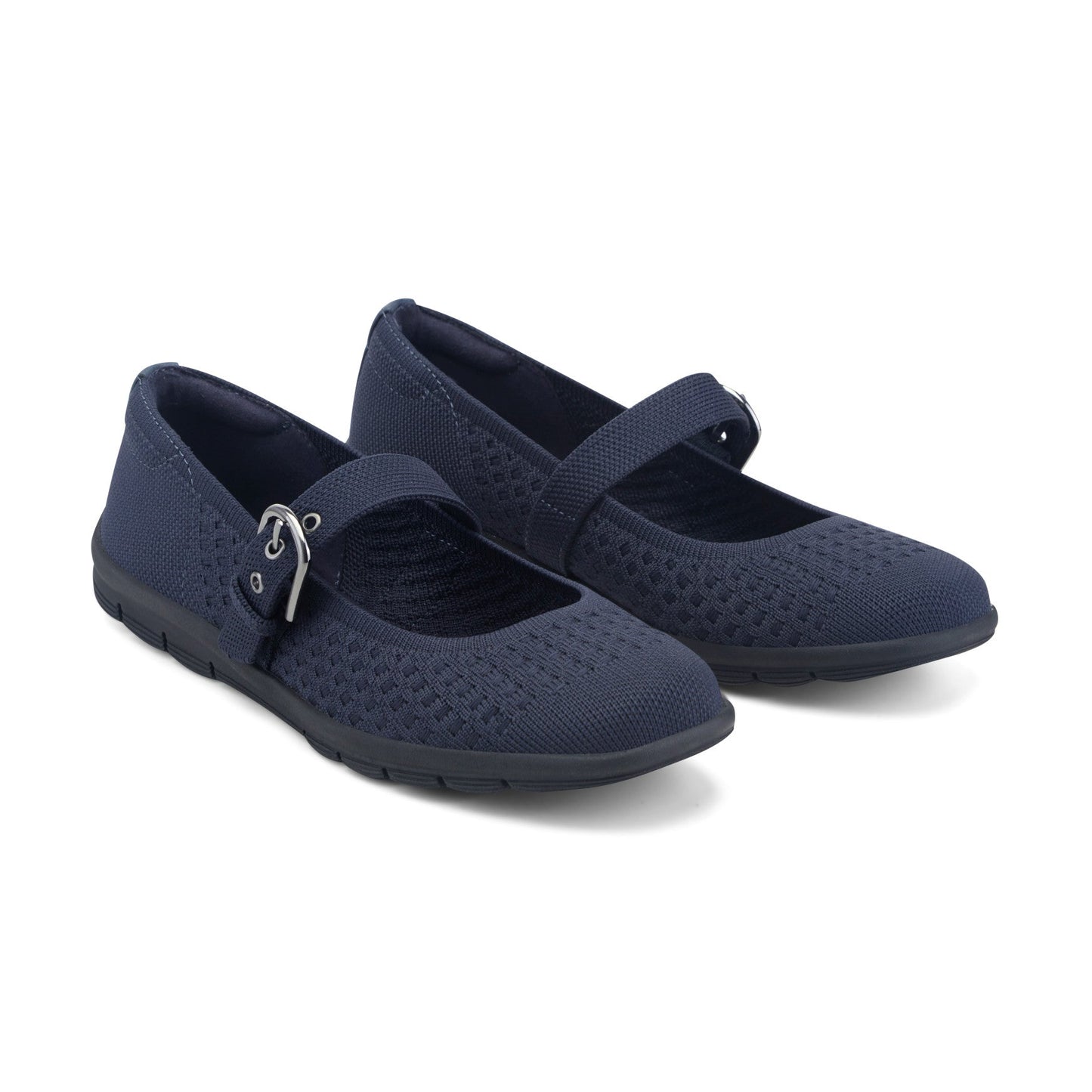 Easy Spirit Roana Mary Jane Ballet Flats - Navy