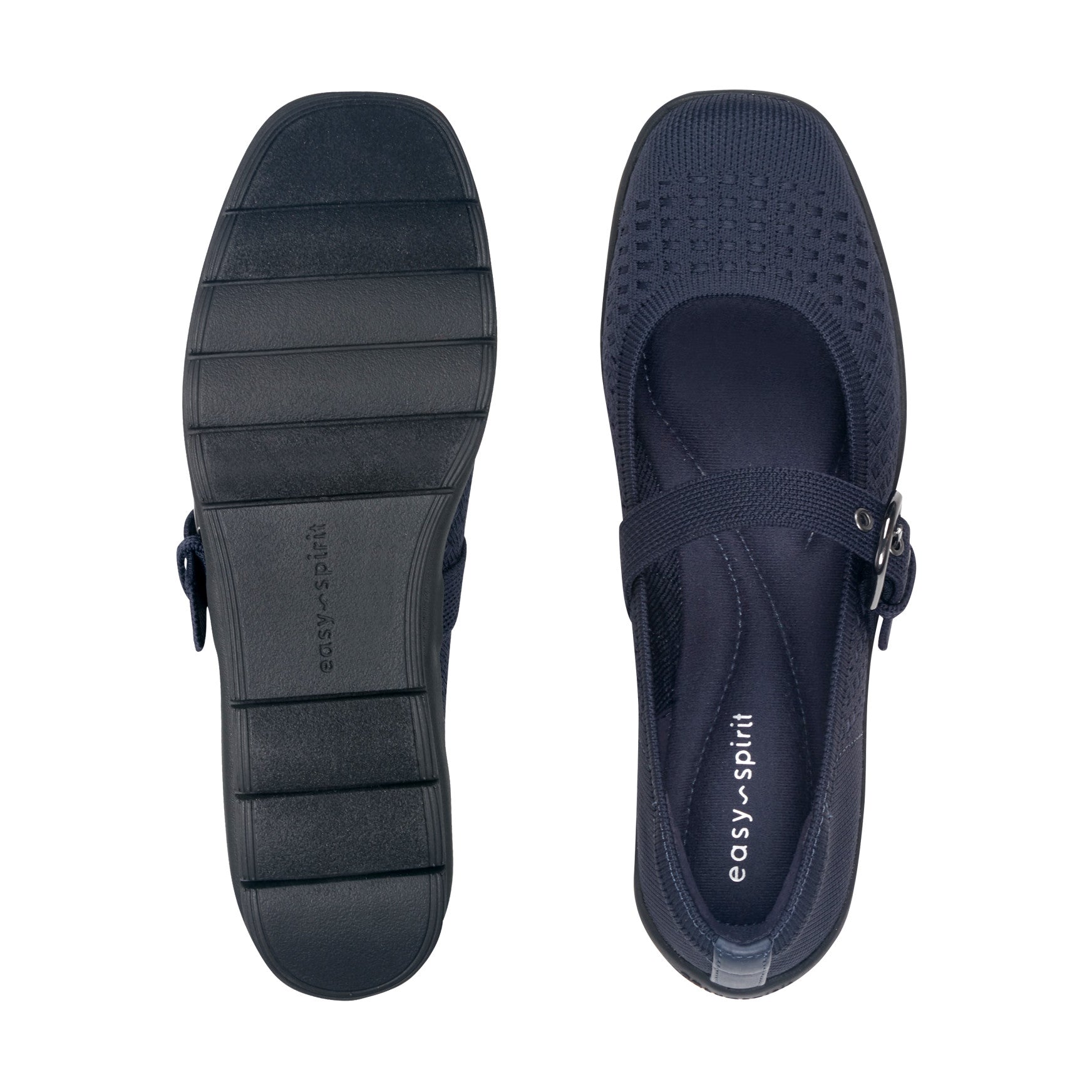 Easy Spirit Roana Mary Jane Ballet Flats - Navy