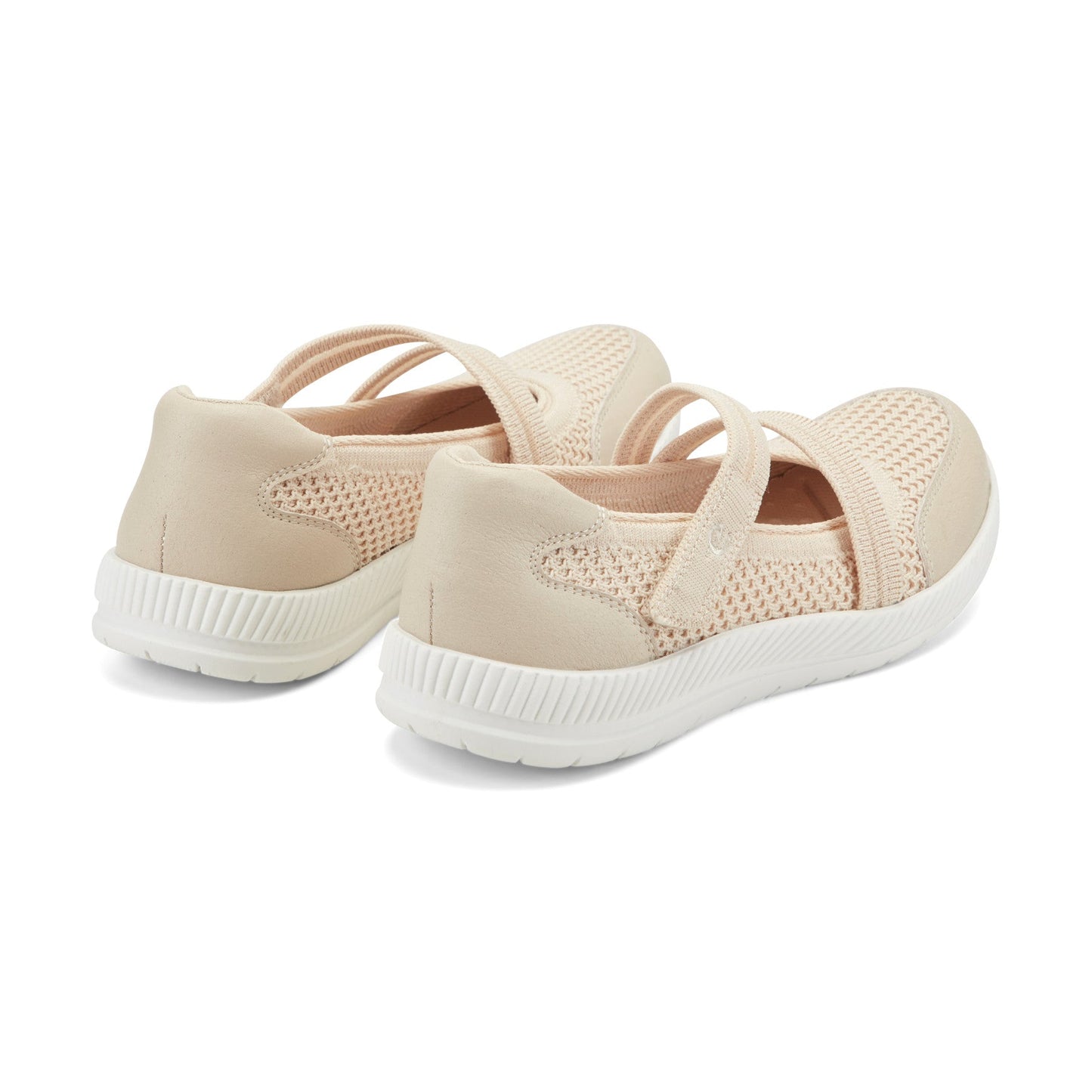Easy Spirit Gwynn Mary Jane Walking Shoes - Light Natural