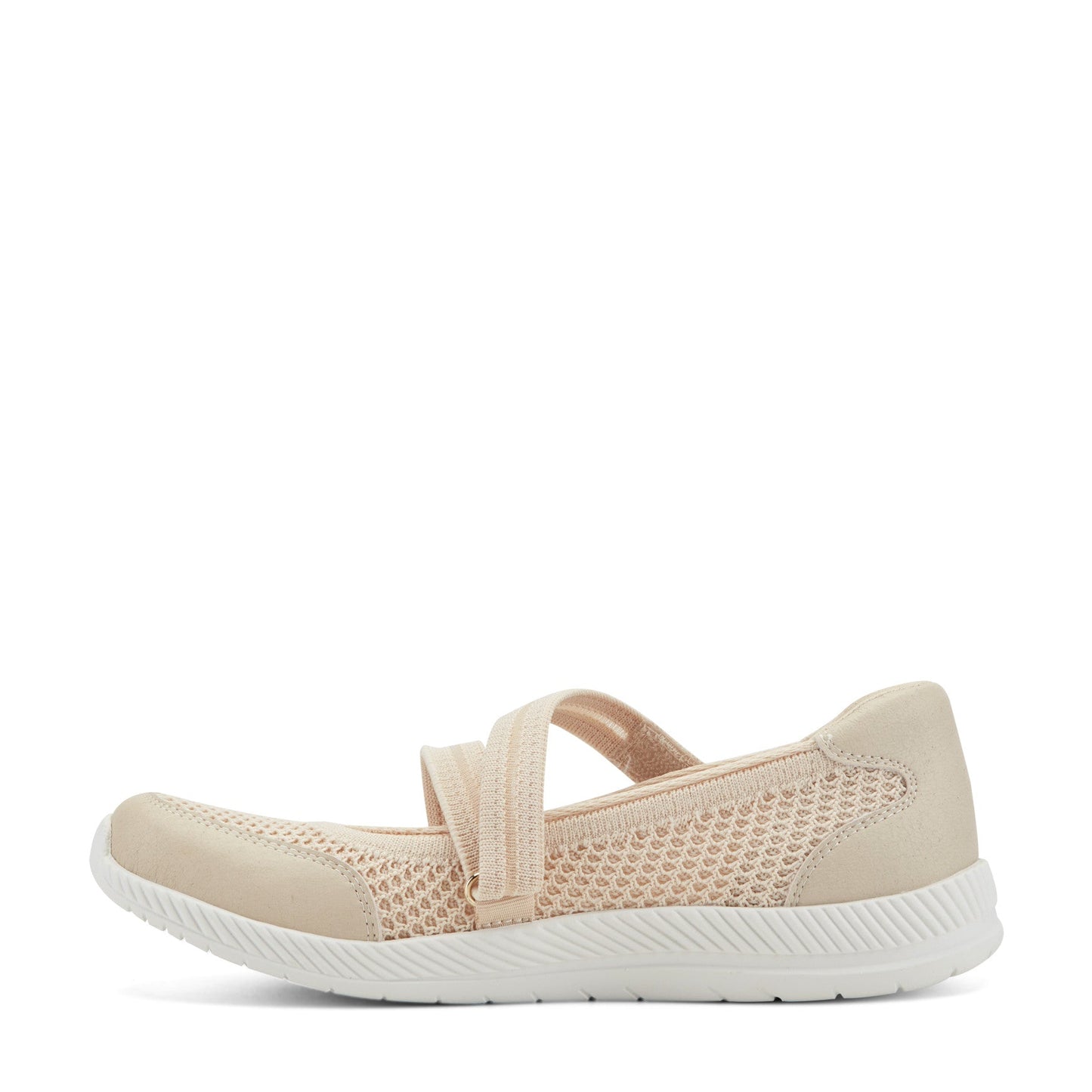 Easy Spirit Gwynn Mary Jane Walking Shoes - Light Natural