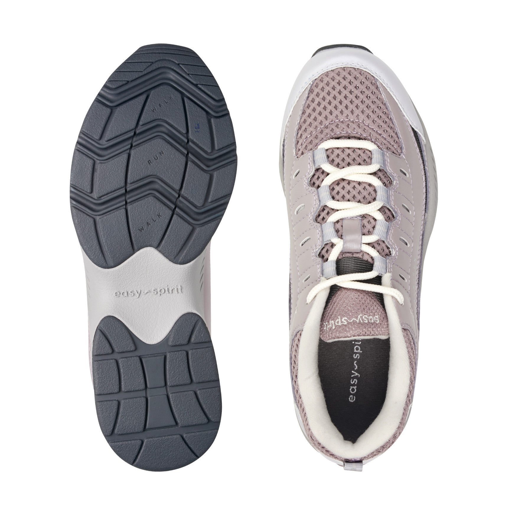 Easy Spirit Romy Walking Shoes - Purple