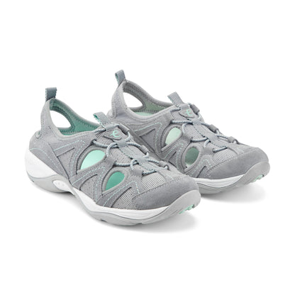 Easy Spirit Earthen Walking Shoes - Grey Multi Suede