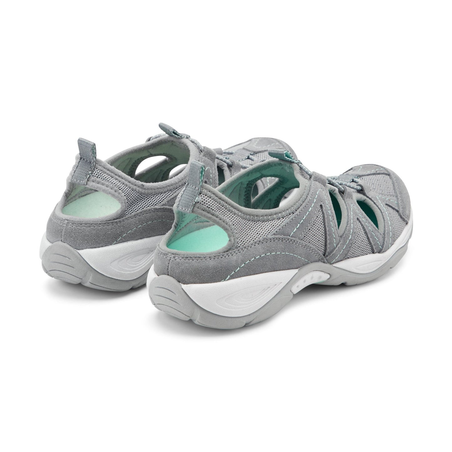 Easy Spirit Earthen Walking Shoes - Grey Multi Suede