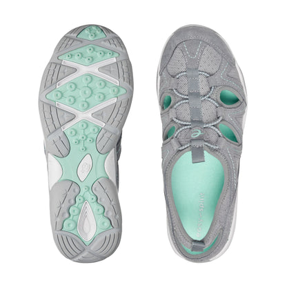 Easy Spirit Earthen Walking Shoes - Grey Multi Suede