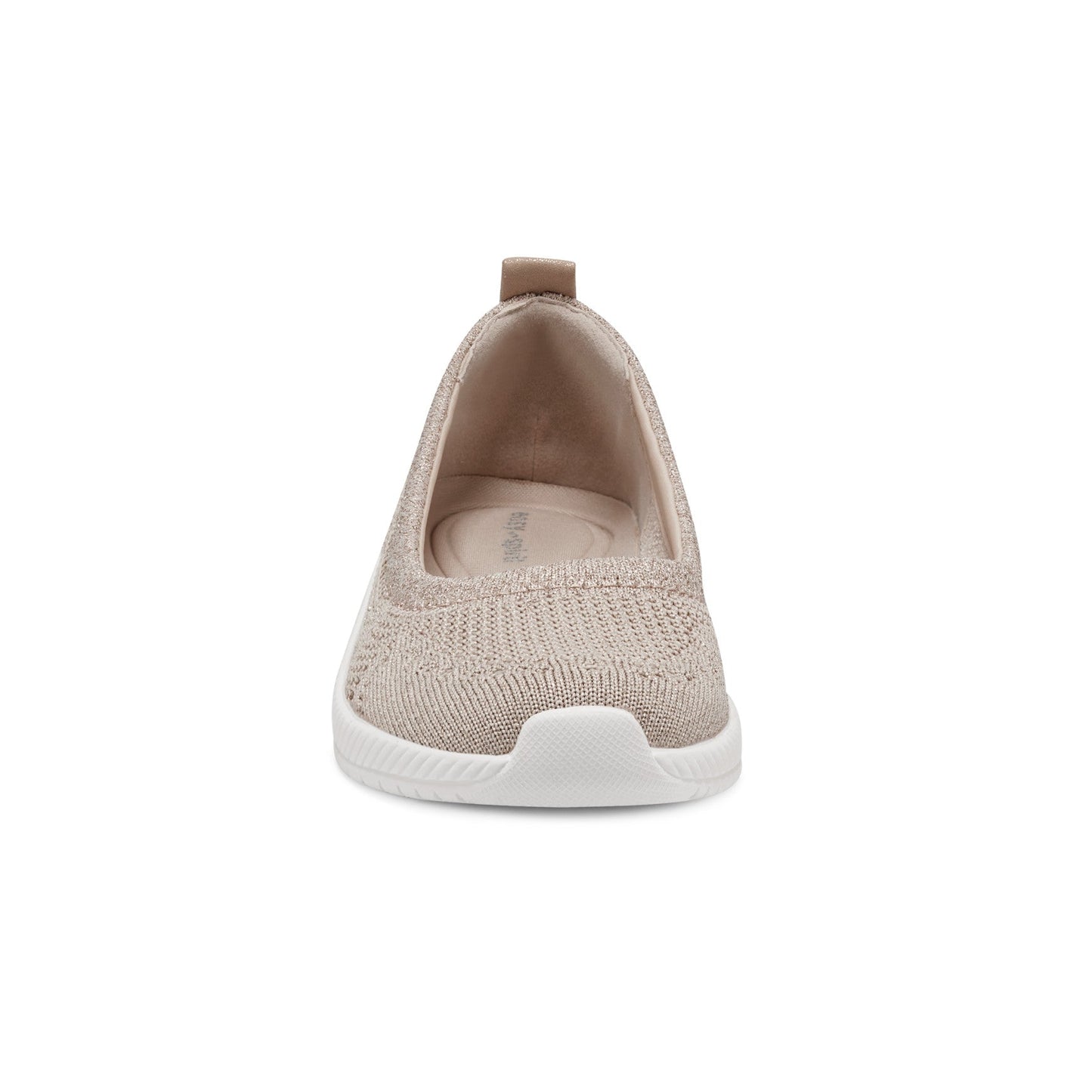 Easy Spirit Glitz Walking Shoes - Gold Knit