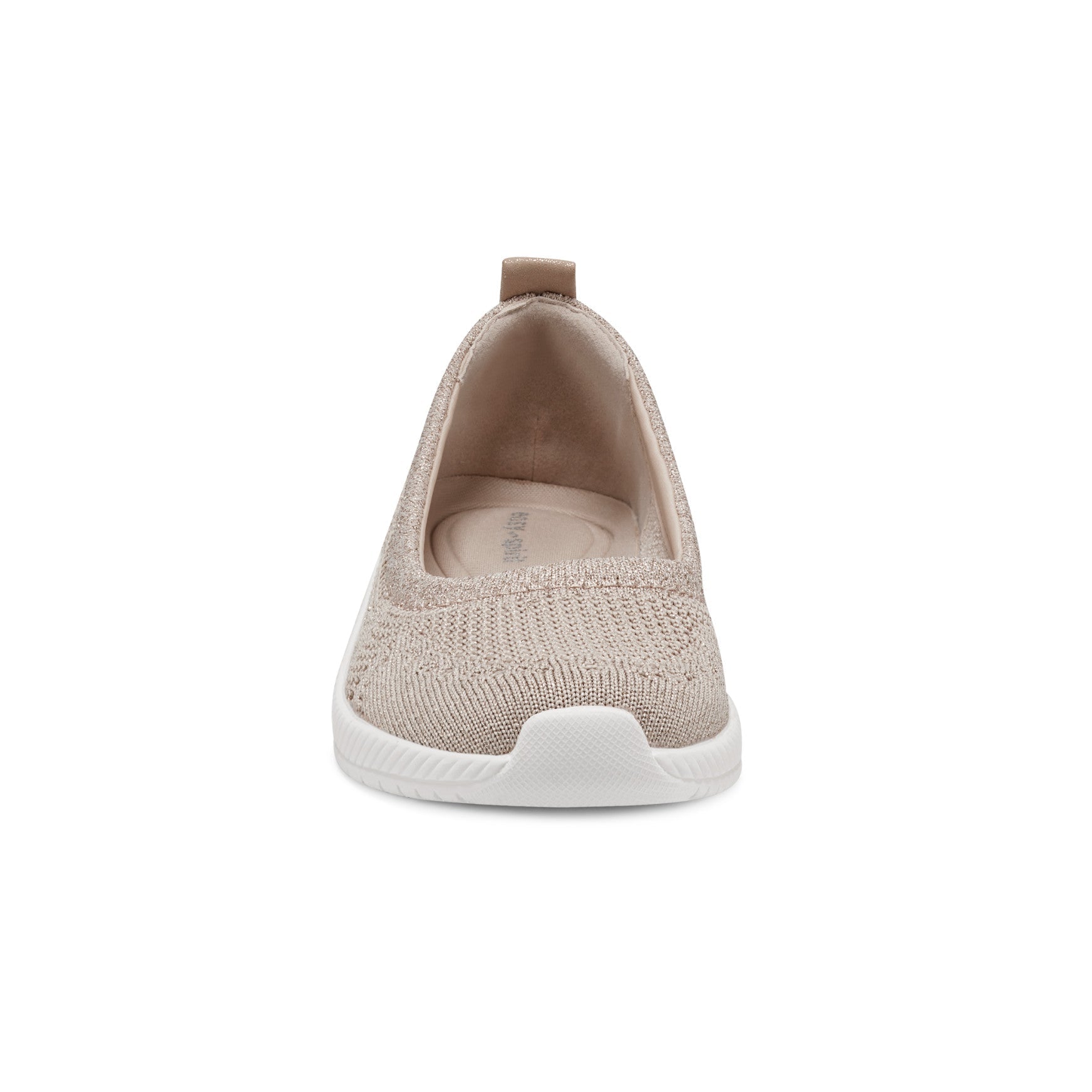 Easy Spirit Glitz Walking Shoes - Gold Knit