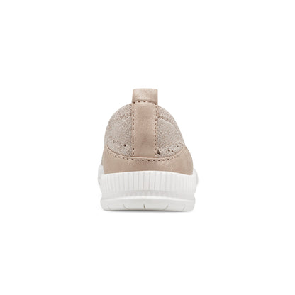 Easy Spirit Glitz Walking Shoes - Gold Knit
