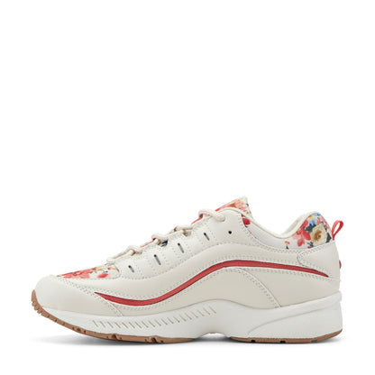 Easy Spirit Romy Walking Shoes - Ivory/Pink Floral