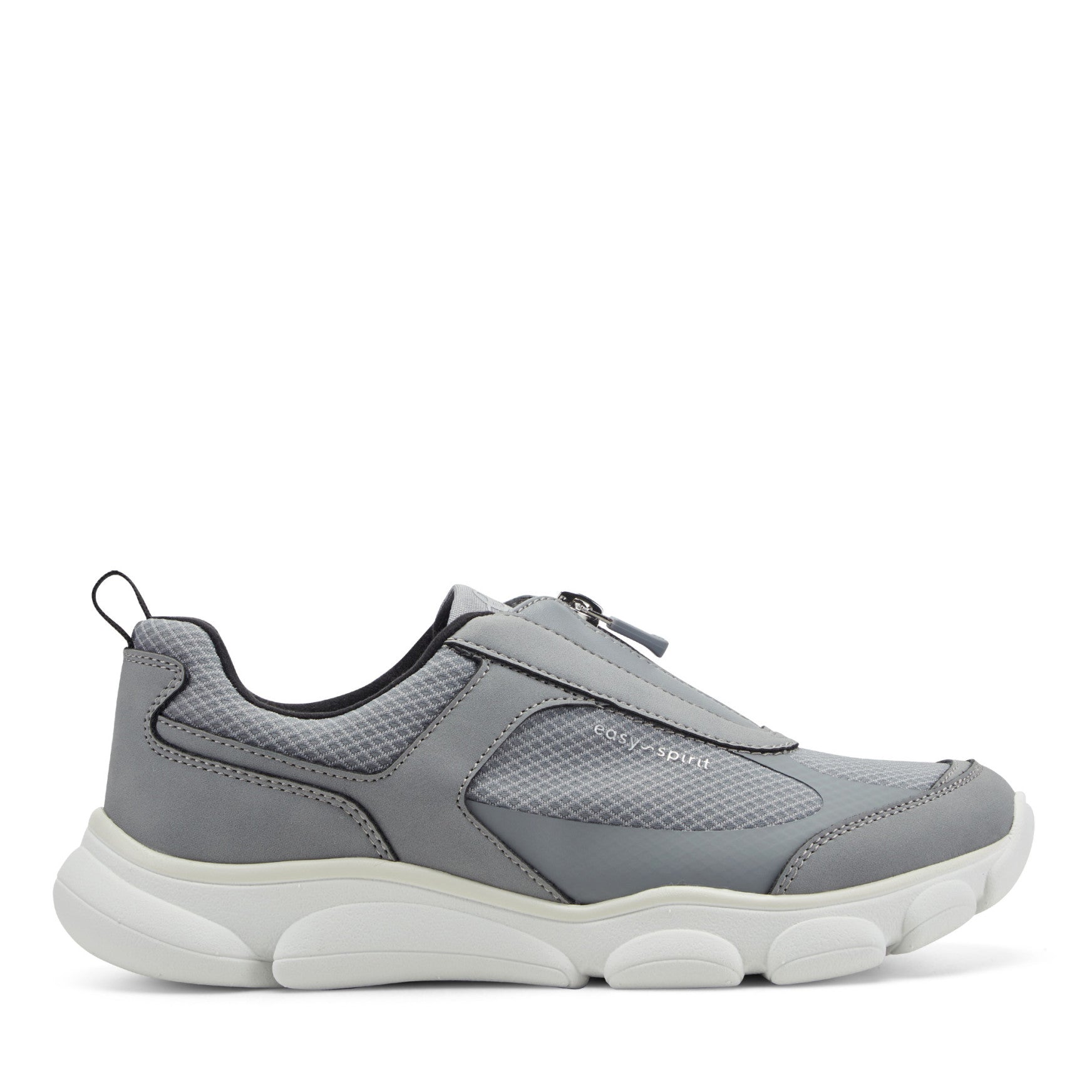 Easy Spirit Nari Zip Up Sneakers - Grey