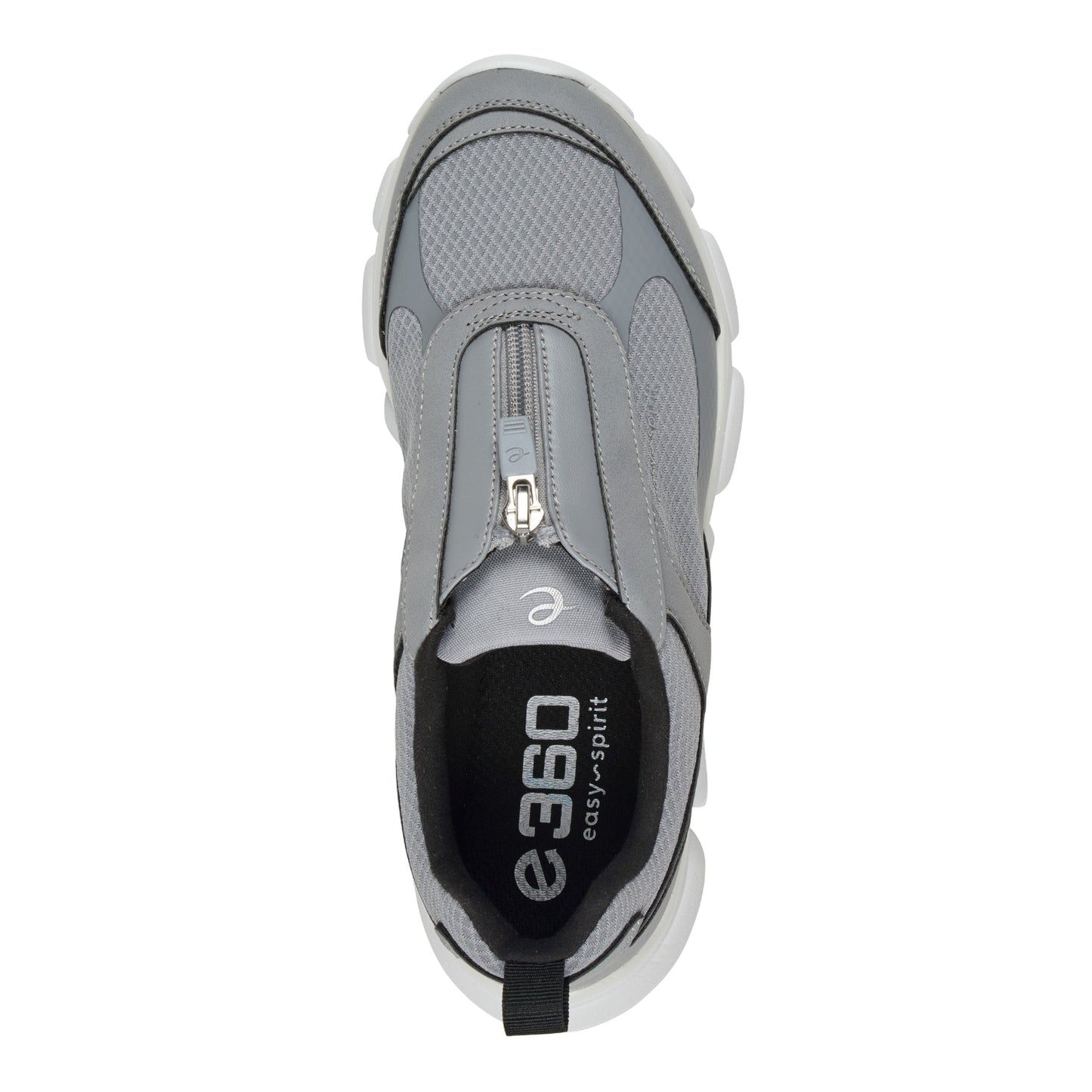 Easy Spirit Nari Zip Up Sneakers - Grey