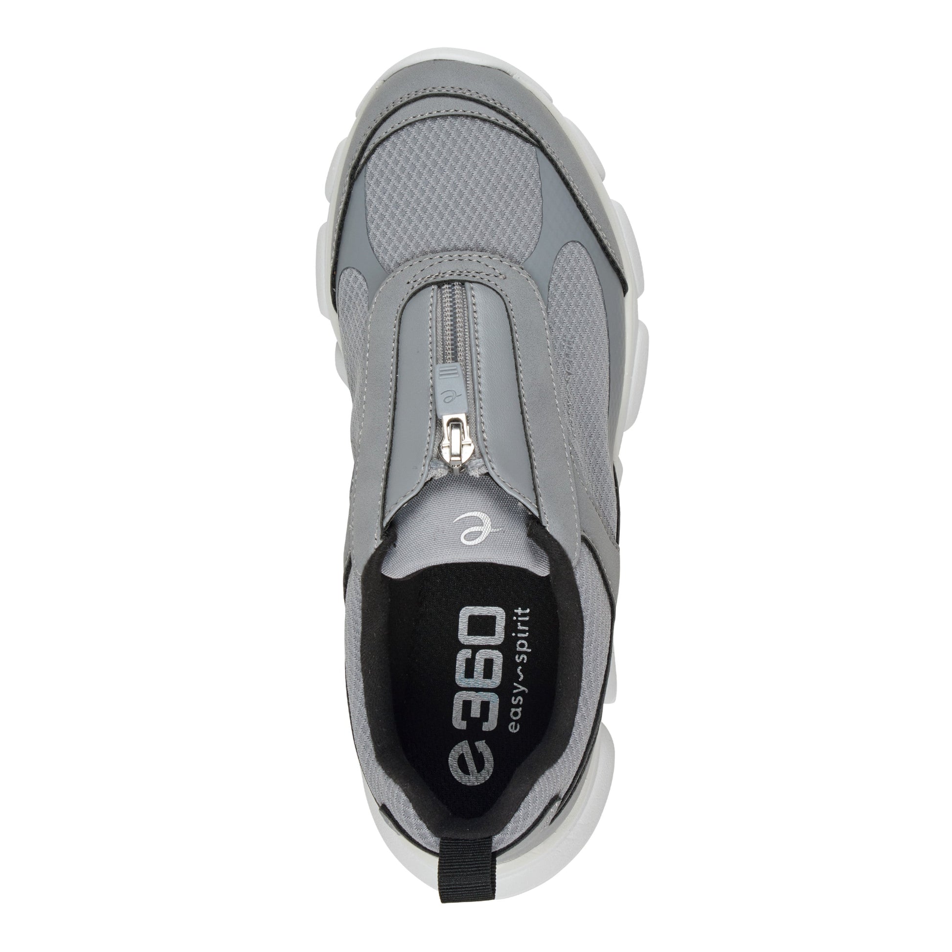 Easy Spirit Nari Zip Up Sneakers - Grey