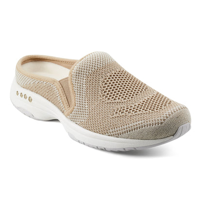 Easy Spirit Takeknit Eco Clogs - Tan Recycled Knit