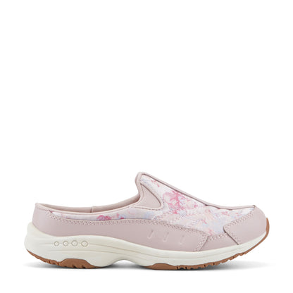 Easy Spirit Traveltime Clogs - Light Pink Floral