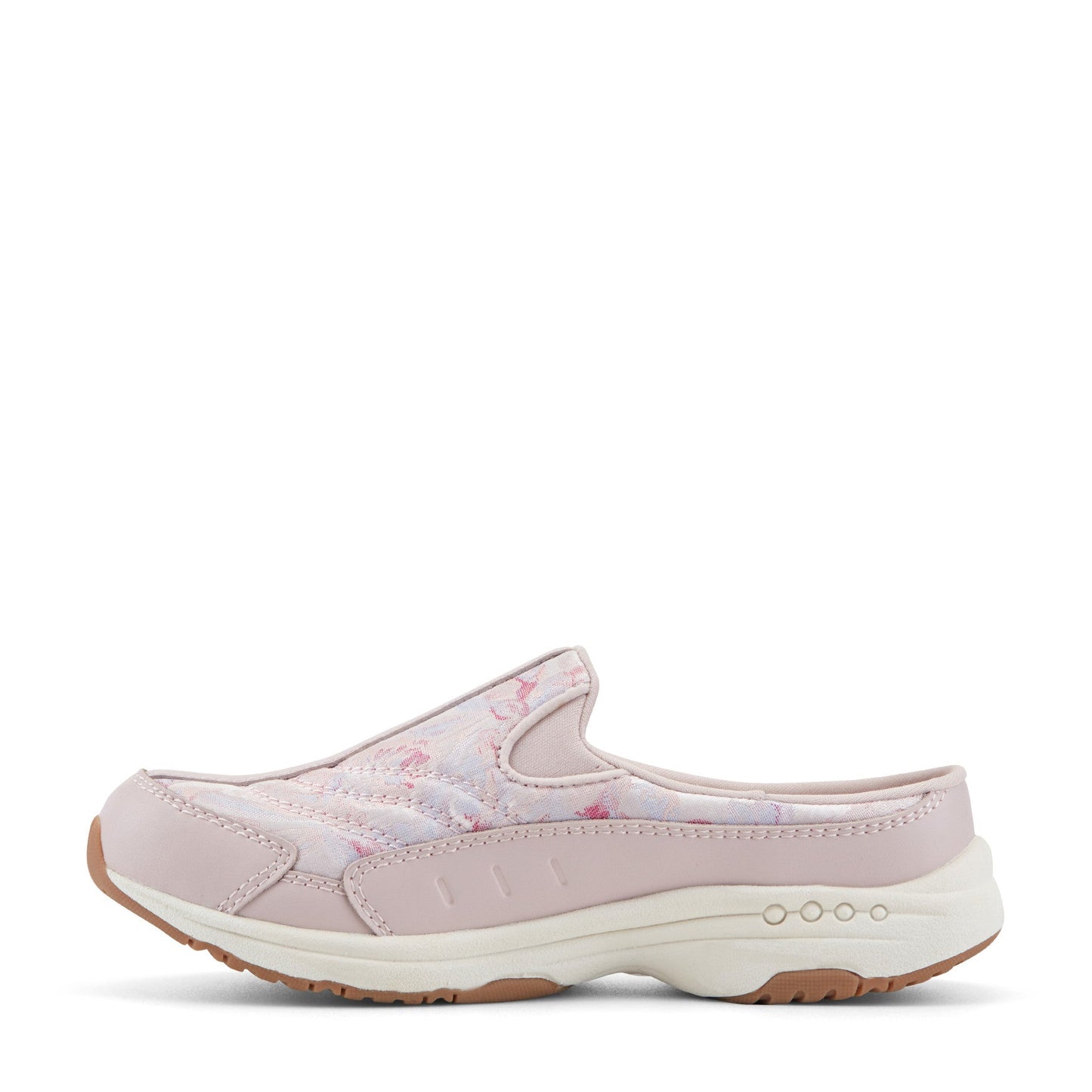 Easy Spirit Traveltime Clogs - Light Pink Floral