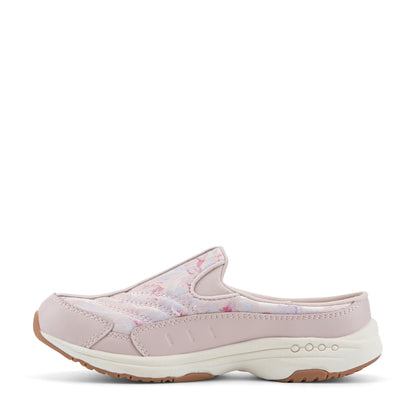 Easy Spirit Traveltime Clogs - Light Pink Floral
