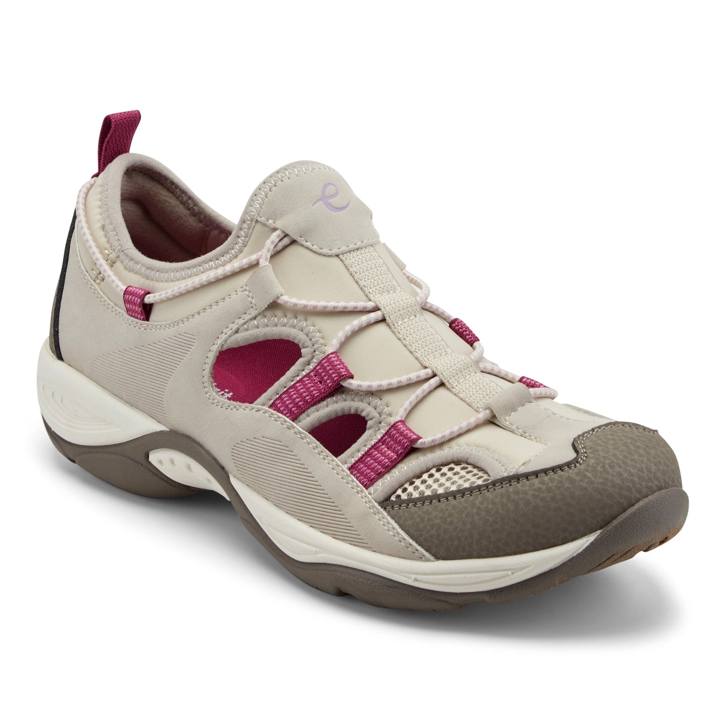 Easy Spirit Everete Walking Shoes - Taupe/Pink