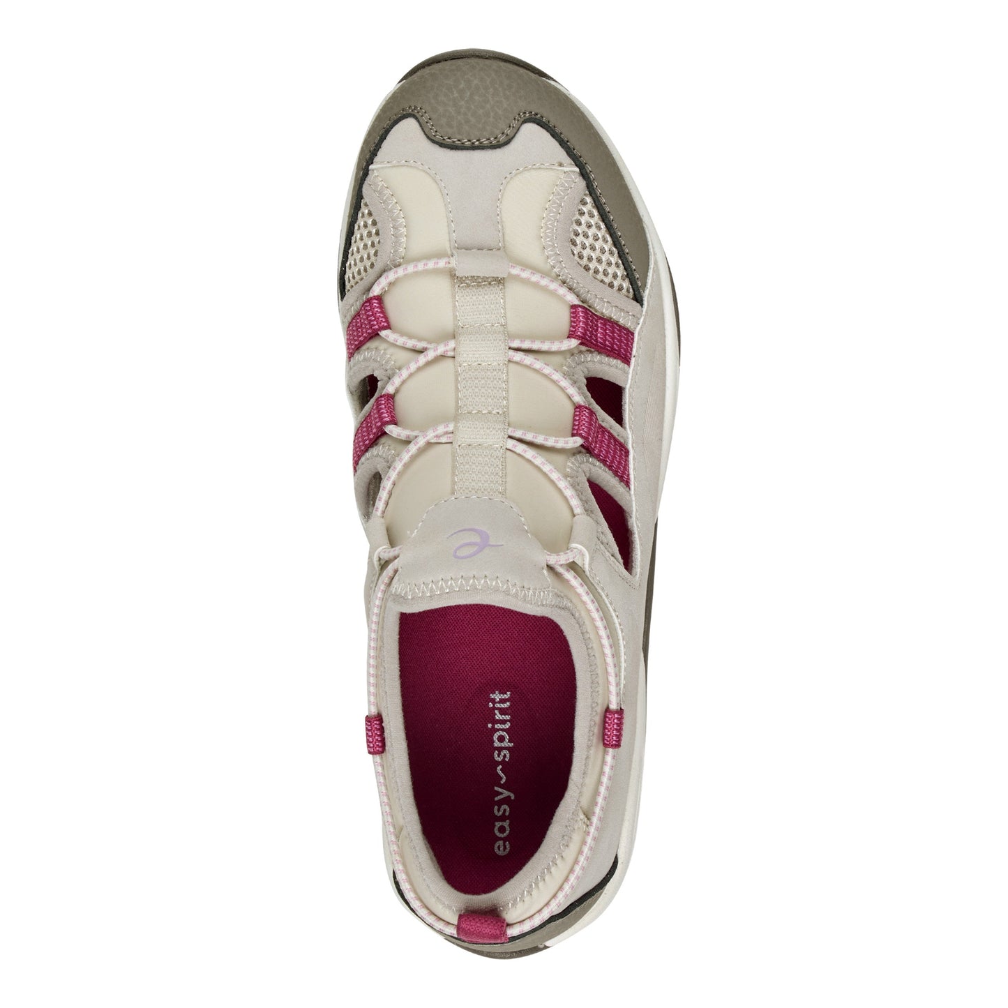 Easy Spirit Everete Walking Shoes - Taupe/Pink