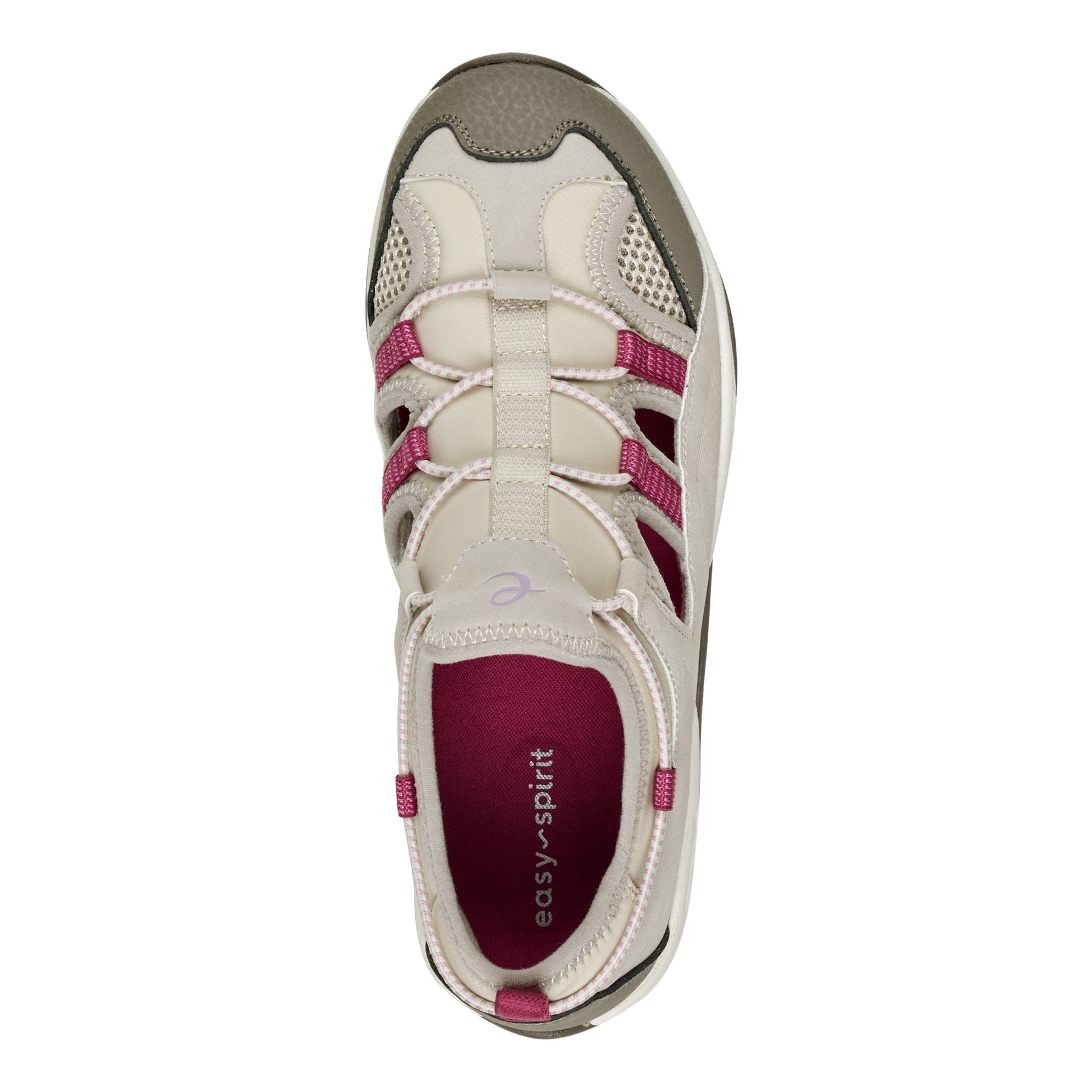 Easy Spirit Everete Walking Shoes - Taupe/Pink