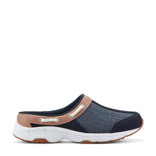 Easy Spirit Travelport Denim Clogs - Navy Denim
