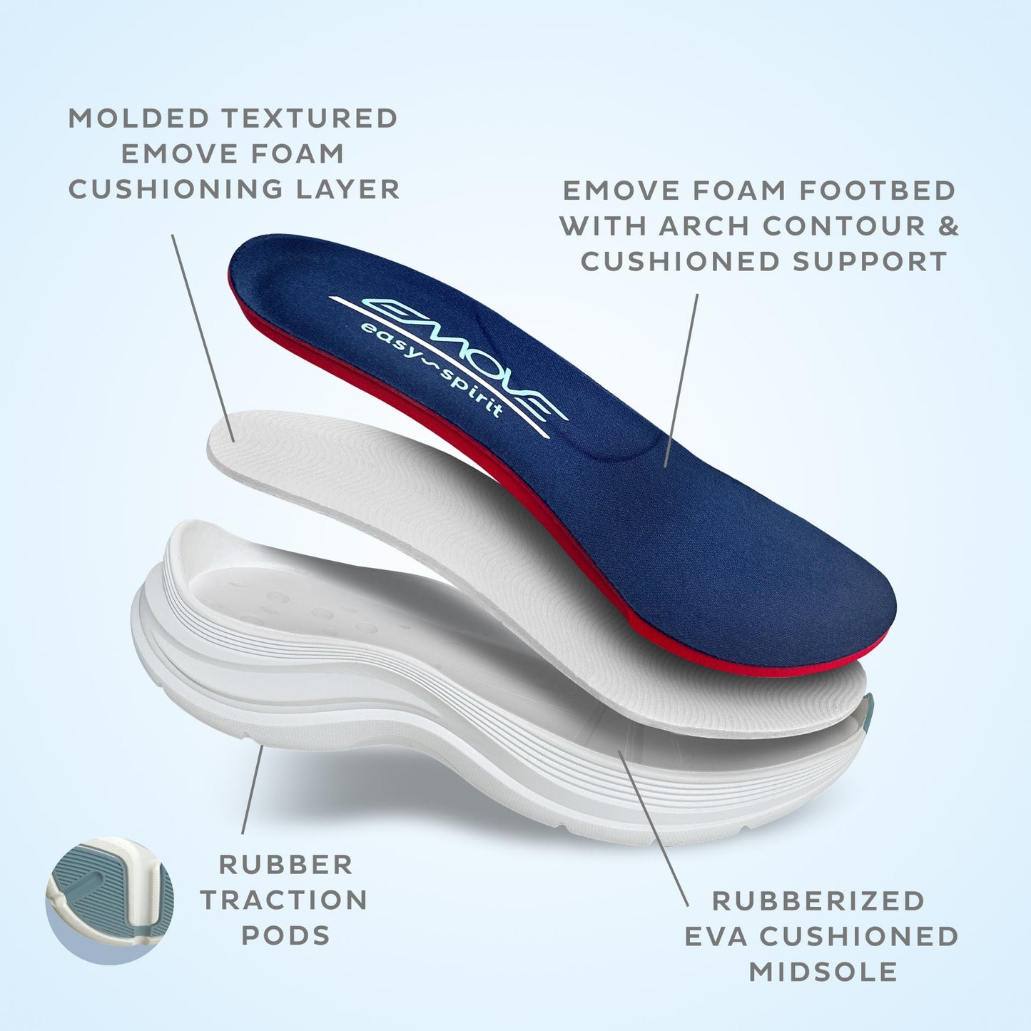 Easy Spirit Denise Austin Easypace SOEASY™ EMOVE Sneakers - Medium Purple