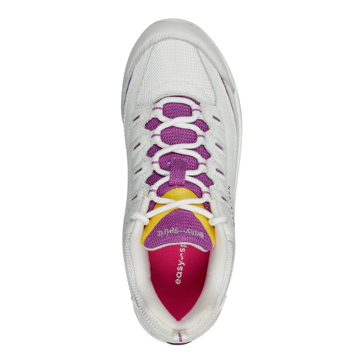 Easy Spirit Romy Walking Shoes - White/Rainbow