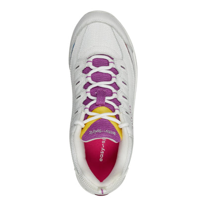 Easy Spirit Romy Walking Shoes - White/Rainbow