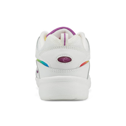 Easy Spirit Romy Walking Shoes - White/Rainbow