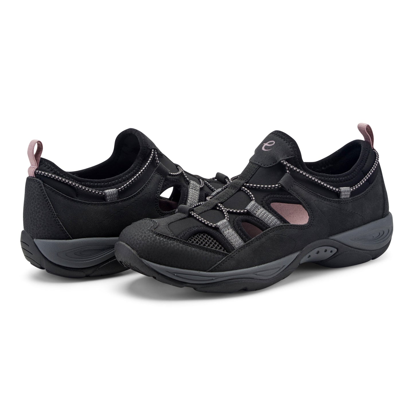 Easy Spirit Everete Walking Shoes - Black/Grey