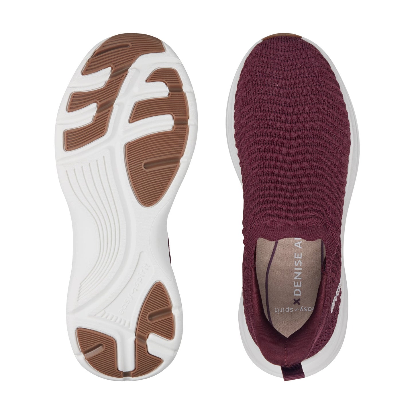 Easy Spirit Denise Austin Easypace SOEASY™ EMOVE Sneakers - Burgundy