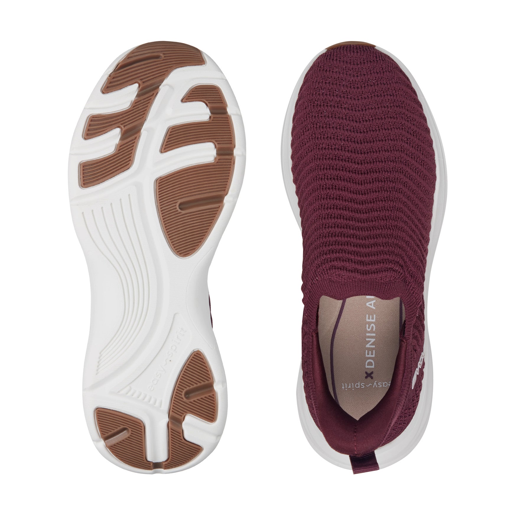 Easy Spirit Denise Austin Easypace SOEASY™ EMOVE Sneakers - Burgundy
