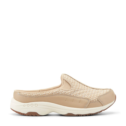 Easy Spirit Traveltime Clogs - Natural/White Raffia