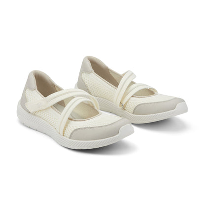 Easy Spirit Gwynn Mary Jane Walking Shoes - Ivory