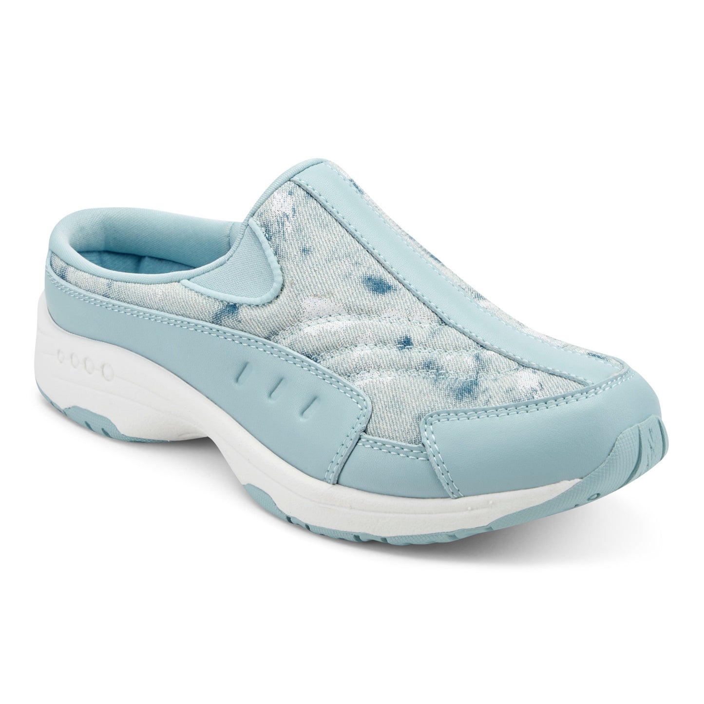 Easy Spirit Traveltime Clogs - Light Blue Multi