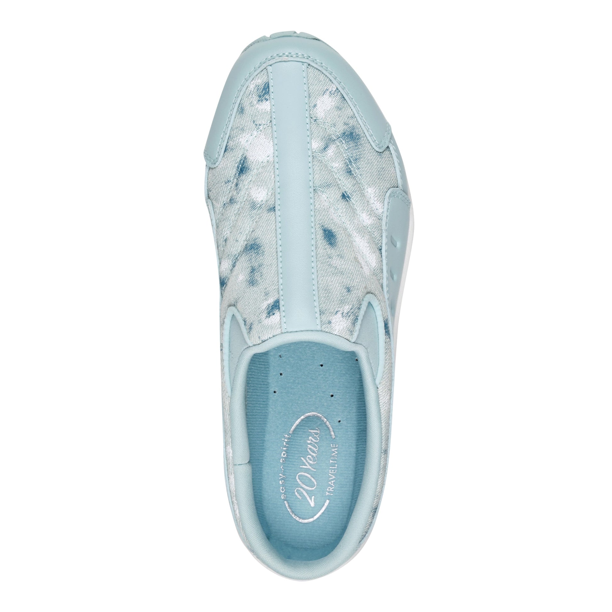 Easy Spirit Traveltime Clogs - Light Blue Multi