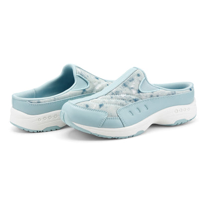 Easy Spirit Traveltime Clogs - Light Blue Multi