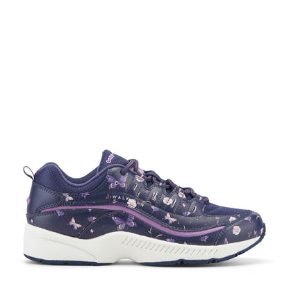 Easy Spirit Romy Walking Shoes - Navy/Purple Floral