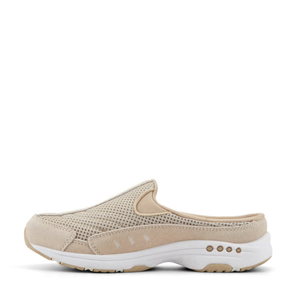 Easy Spirit Traveltime Classic Clogs - Woodash White Suede