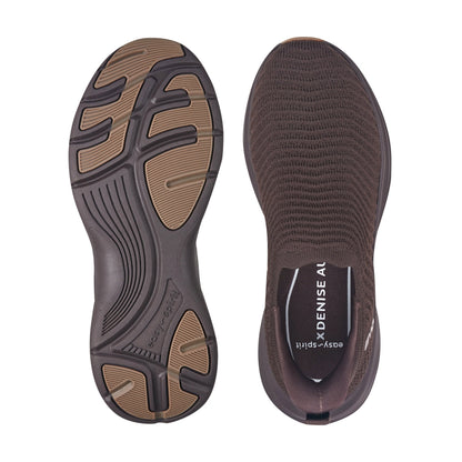 Easy Spirit Denise Austin Easypace SOEASY™ EMOVE Sneakers - Dark Brown