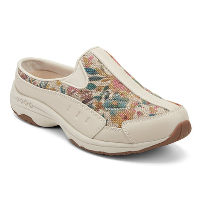 Easy Spirit Traveltime Clogs - Light Natural/Floral Multi